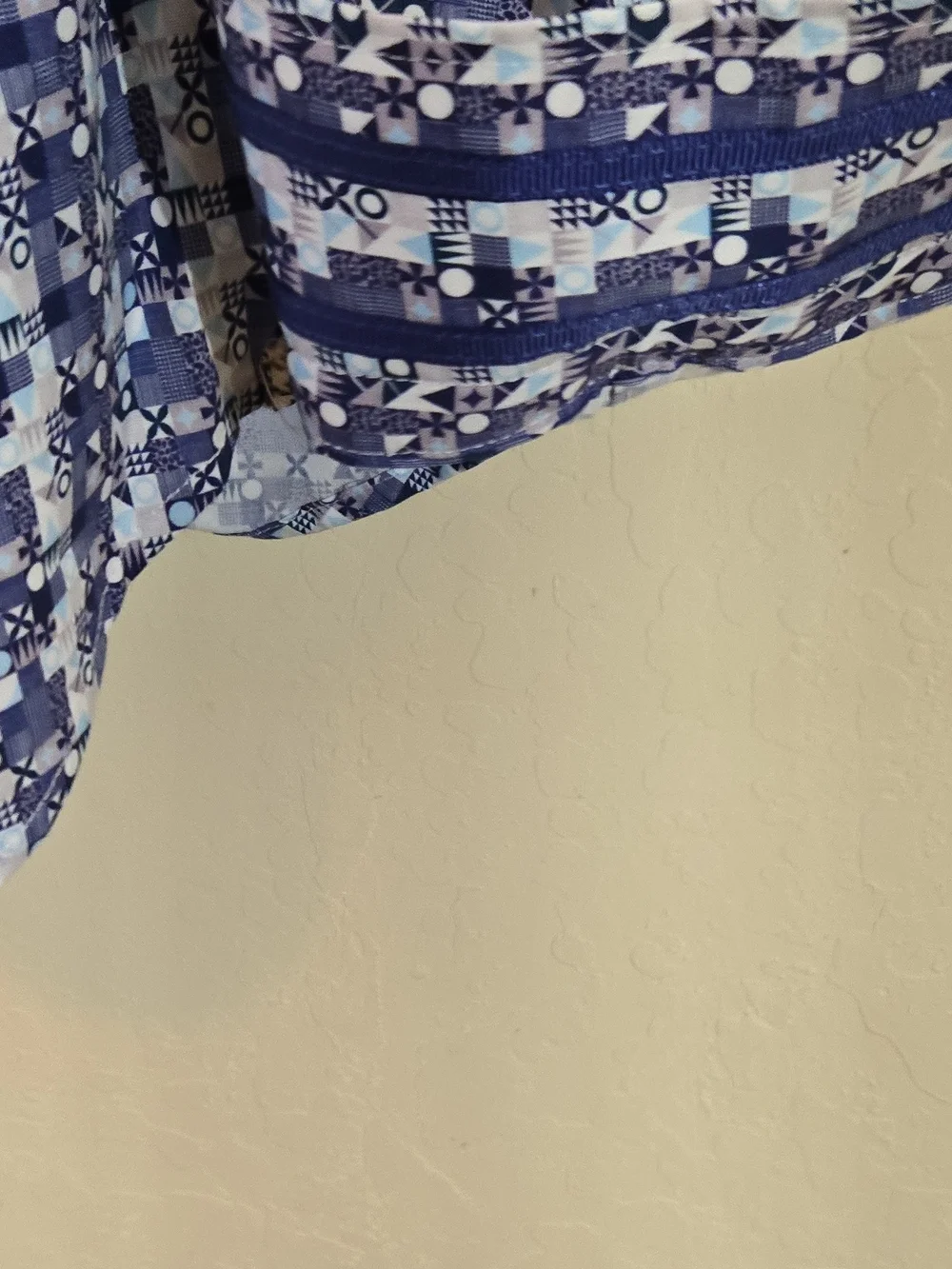 Robert Graham Blue Geometric Print Men's Shirt